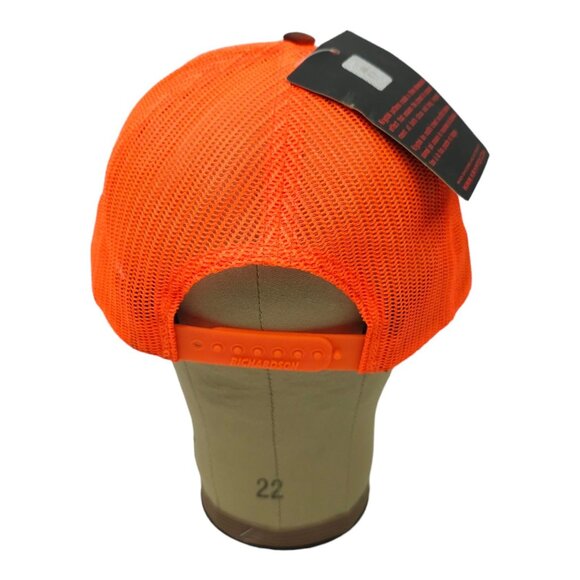 Kryptek Hunter Orange Black Mesh Snapback Cap Trucker Hat Duck Richardson NEW - Picture 4 of 14